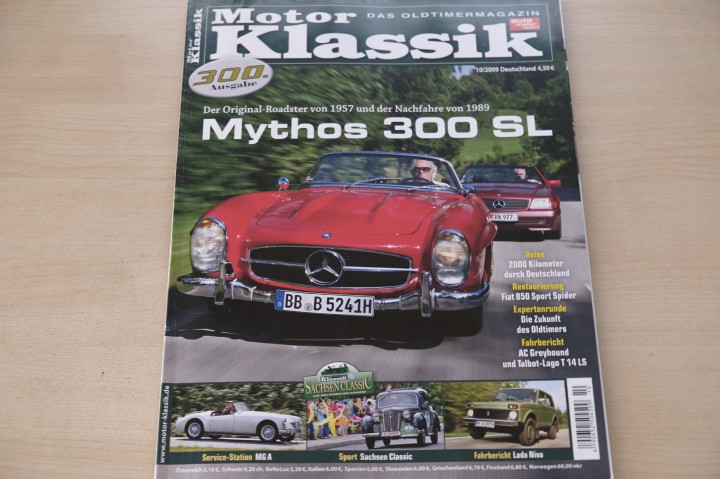 Deckblatt Motor Klassik (10/2009)